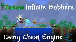 Infinite Bobbers/Fishing with cheat engine || Terraria