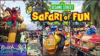 Every Ride & Attraction at Sesame Street Safari of Fun Busch Gardens Tampa