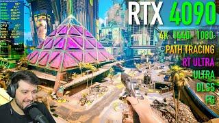 RTX 4090 - Cyberpunk 2077 (2.13) - Ultra, RT, Path Tracing, DLSS, FG!