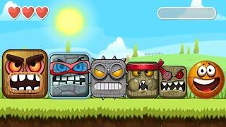 Red Ball 4 - Basketball - All Bosses - Time Attack - Forward to Backwards - Gamplay Volume 1,2,3,4,5