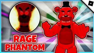 How to get "RAGE PHANTOM" BADGE + RAGE PHANTOM MORPH in THE FNAF OVERNIGHT 2 RP! - ROBLOX