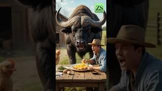 Buffalo  Hen Farmer Story Zs studio ai Video to ai #shortsvideo #viralvideo