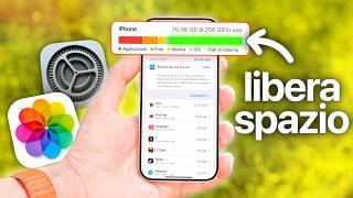 Come LIBERARE SPAZIO su iPhone: 15 TRUCCHI SEGRETI che DEVI PROVARE! 