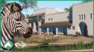 Blue Wildebeest & Zebra Habitat | Elm Hill City Zoo | Planet Zoo