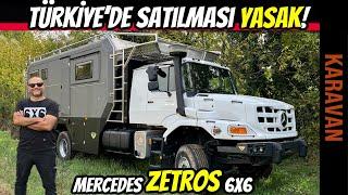 Mercedes Zetros 6X6 Karavan | Arabistan Çöllerinde Kamp İçin Türkiye'de Üretildi.