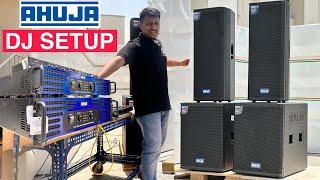 Ahuja Dj Setup 2 Top,2 Bass,Dj Amplifier With Price नाम ही काफ़ी है।