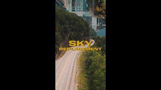 Sky Replacement - Tutorial  #shorts