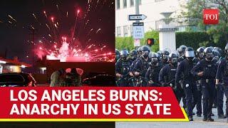 US Anti-ICE Riots Snowball: Grenades, Rocks & 'Bid To Kill Agents' | Trump Puts Marines On Standby