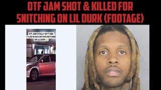 OTF Jam Shot & Killed For Snitching On Lil Durk (Footage)