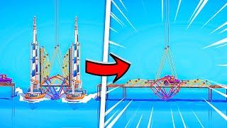 Engineering ILLEGAL bridges in Poly Bridge 3!