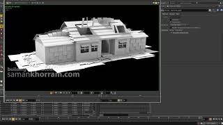 Houdini : Making Building construction, folding animation.