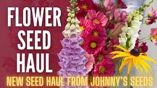 SEED HAUL From Johnny's Seeds  || Seed Haul 2022 || Flower Seed Haul