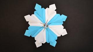 Amazing PAPER SNOWFLAKE | Christmas Decoration | Modular Origami | Tutorial DIY by ColorMania