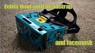 I transformed my Labo Vr into a Zelda themed Hmd w/ facemask and headstrap