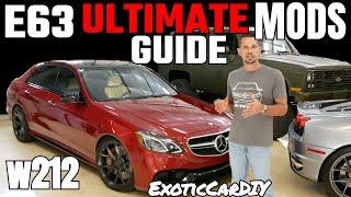 THE ULTIMATE    ~w212 E63~    MODs Guide