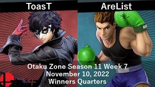 OZone11W7 - WQ - ToasT vs AreList