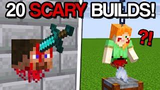 Minecraft: 20 Scary Halloween Build Hacks & Ideas!