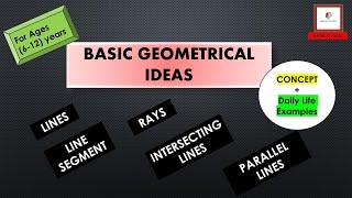 Geometrical Concepts| Basic Geometrical ideas | Lines #maths #geometry #ncertmaths #class6maths