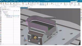 Machining thin-walled parts using NX CAM