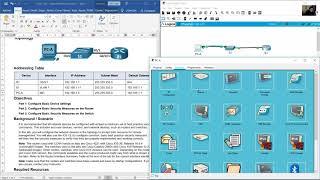 16.5.2 Lab - Secure Network Devices