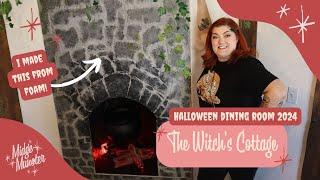 Decorating for Halloween 2024 Vlog | Making my Witch's Cottage Dining Room