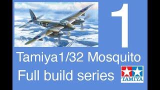 Tamiya 1/32 Mosquito build series Part 1