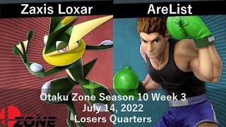 OZone10W3 - LQ - Zaxis Loxar vs AreList