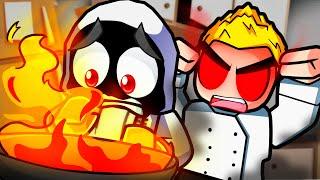 ROBROS SURVIVE HELLS KITCHEN IN ROBLOX!