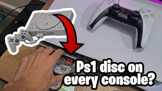 Putting PS1 Disc On Every Playstation Console (PS1,PS2,PS3,PS4,PS5)