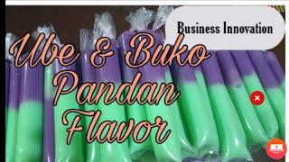 Business Innovation.... 2 in 1 Ice Candy Ube & Buco Pandan  Flavor .....