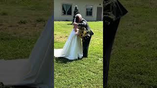 Wedding Day ~ FiRST LOOK WITH DAD  #weddingday #firstlook #bigfamily #justthebells10