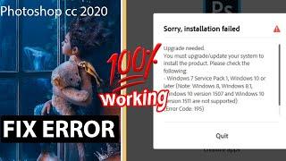 Photoshop cc 2020 Installation Failed  (Error code 195) Fix in 2021 by computer lovers