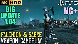 STEELRISING NG+ Falchion and Sabre Weapon Gameplay Steelrising NG+ Gameplay Weapons | PS5 4K 60FPS