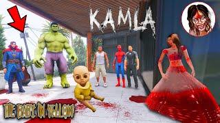 Franklin & Avengers Playing Chupan Chupai With Kamla Indian Ghost with the Baby in Yellow Ghost GTA5