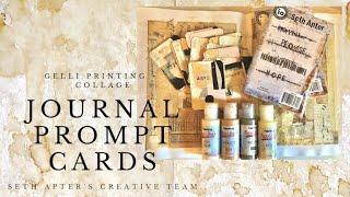 Seth Apter Rubber Stamps + Journal Prompt Cards