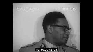 General Joseph Mobutu Visiting Defence Ministry Of West Germany | Soliciting Aid | May 1965