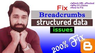 Fix Breadcrumbs structured data issues || Fix breadcrumbs error