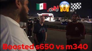 Mustang s650 vs m340 (bmw gets car head start) #s650 #m340 #mustang #bmw #roll