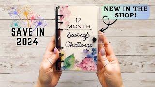 NEW 12 Month Savings Challenge for 2024 | Cash Budgeting Saving Money