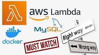 AWS Lambda + MySQL + Docker using sam CLI | CloudFormation