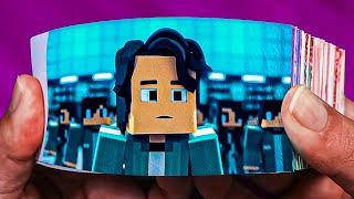 Squid Game Minecraft Flip Book | Minecraft Movie Trailer Flipbook