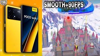 POCO X6 PRO LIVIK GAMEPLAY | SMOOTH+ 90FPS BGMI TEST 2204! PUBG MOBILE 