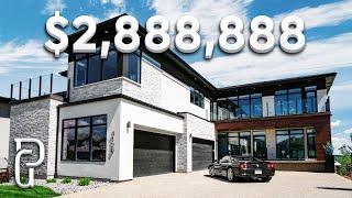 Inside a $2,888,888 Modern House in Edmonton Alberta Canada! | Propertygrams Mansion Tour