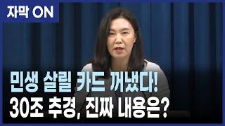[자막] 이재명 정부, 민생 추경 30조 투입! 진짜 핵심은 뭘까?