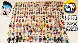 UNSERE PLAYMOBIL SAMMLUNG! Über 250 Figuren! Kaan zeigt alles! Familie Vogel + Playmobil City