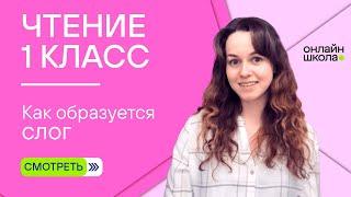 Видеоурок 3.2. Как образуется слог. Чтение 1 класс