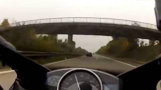 Mercedes Benz C63 AMG modified 535 speed 310 VS Yamaha R1   YouTube