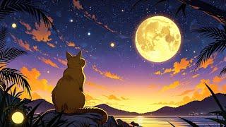 lofi hip hop  - beats to relax/study to - Study with the cat on the moon