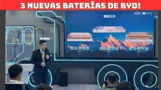 3 NUEVAS BATERÍAS DE BYD!