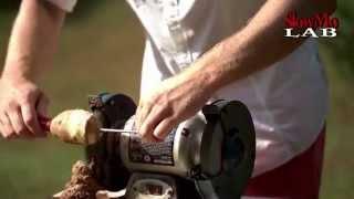 Attempt Peeling Potatoes with a Grinder | Slow Mo Lab